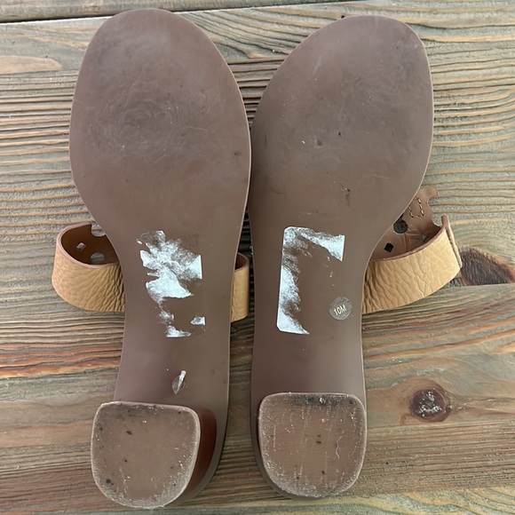 NIB- Tory Burch Sandals Block Heels 10- - Picture 11 of 13